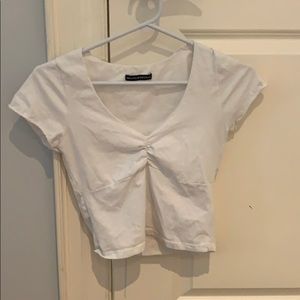 Brandy Melville Scrunch V-Neck